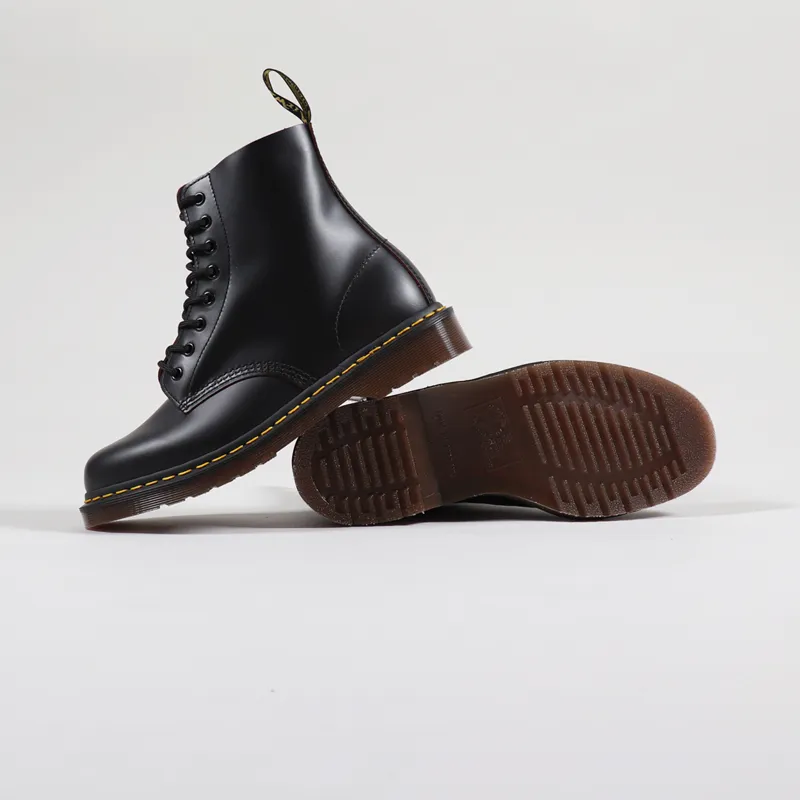 Dr Martens Made In England Vintage 1460 Boots Black Quilon-1